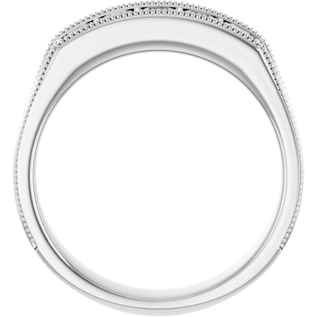 14K White 3/4 CTW Natural Diamond Ring